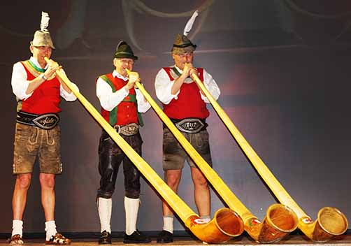 4 Alphörner